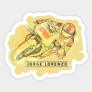 Jorge Lorenzo Sticker